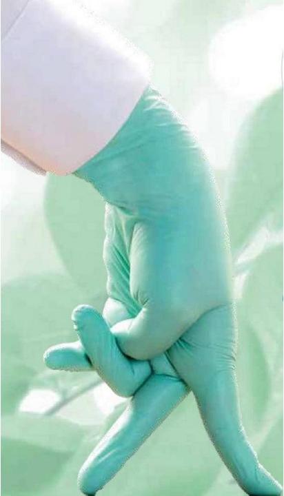 Actual product image Sempermed Disposable glove Green M, 50 pieces per box (M)