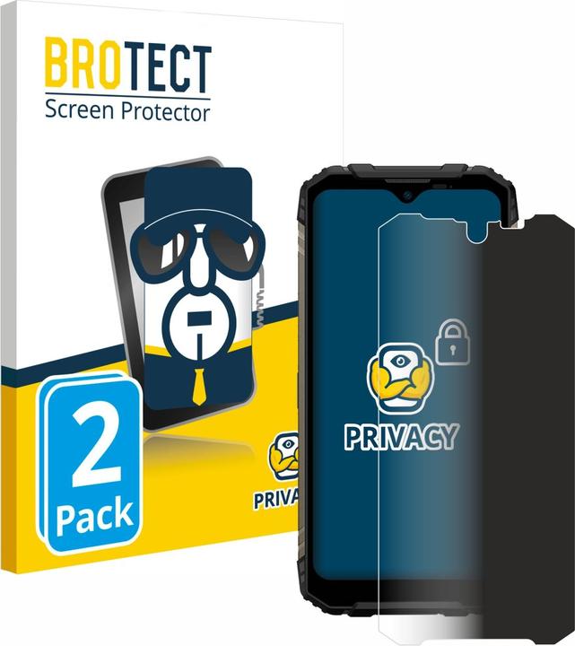 Immagine prodotto BROTECT Pellicola privacy antispia Pellicola di protezione dalla luce blu (2 Pezzo/i, Doogee S96 Pro)