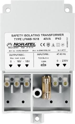 Satel TRANSFORMER 230V/18V DC 40VA/TR40VA