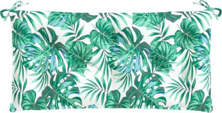 Image du produit VidaXL Housse de banc de jardin motif feuilles O x tissu ford (110 x 50 x 7 cm)