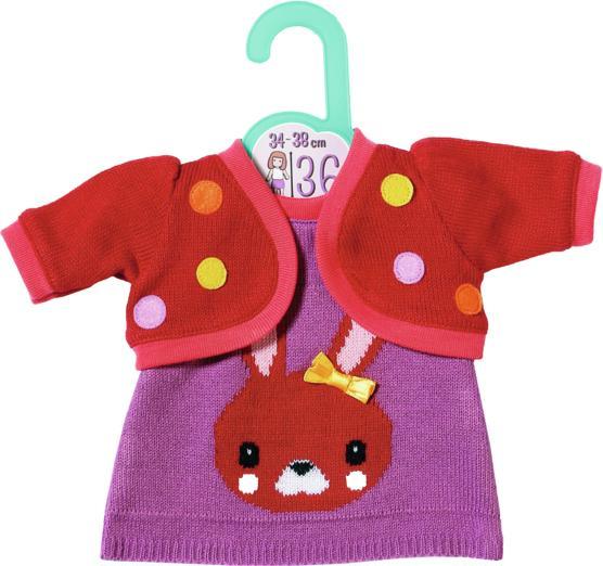 Dolly Moda Abito in maglia con giacca, Gr.36cm