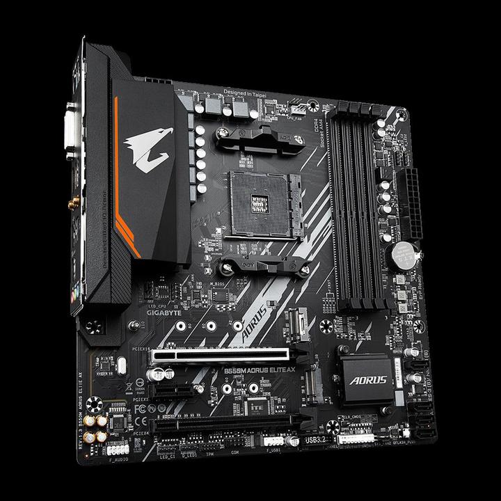 Actual product image Gigabyte B550M AORUS ELITE AX (AM4, AMD B550, mATX)