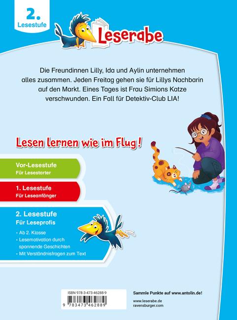 Produktbild Ravensburger Der Fall Katzenpfote - Leserabe ab 2. Klasse - Erstlesebuch für Kinder ab 7 Jahren (Deutsch, Katja Reider, Simone Krüger, 2023)
