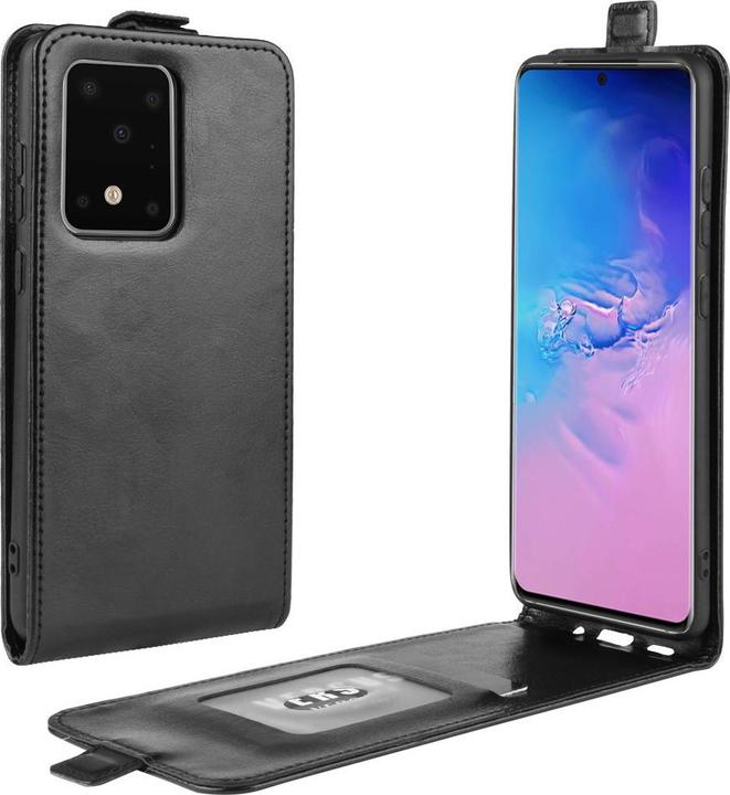 Produktbild Cover-Discount Galaxy S20 Ultra - Klassisches Flip Case vertikal schwarz (Samsung Galaxy S20 Ultra)