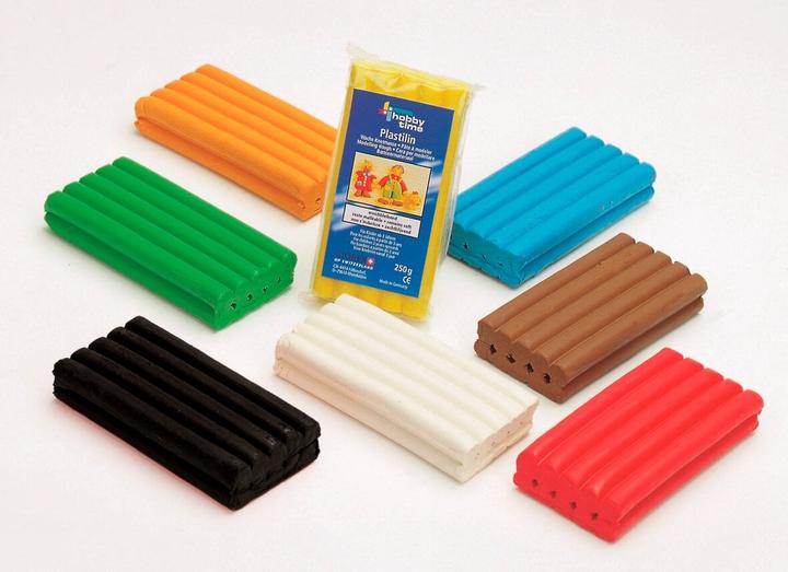 Actual product image hobbytime Plasticine 250g blue