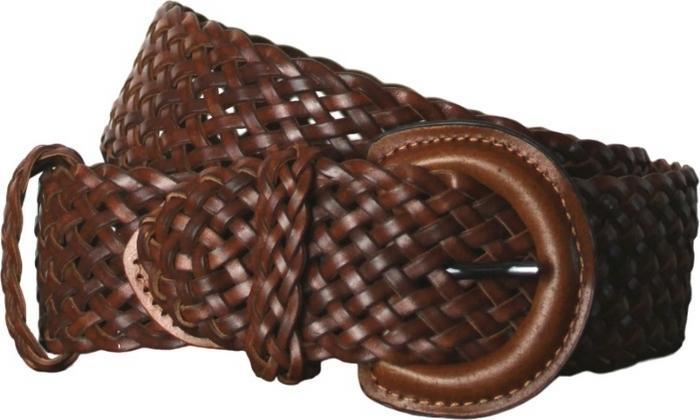 Eastern Counties Leather Taillengürtel NLB04 Geflochten Leder