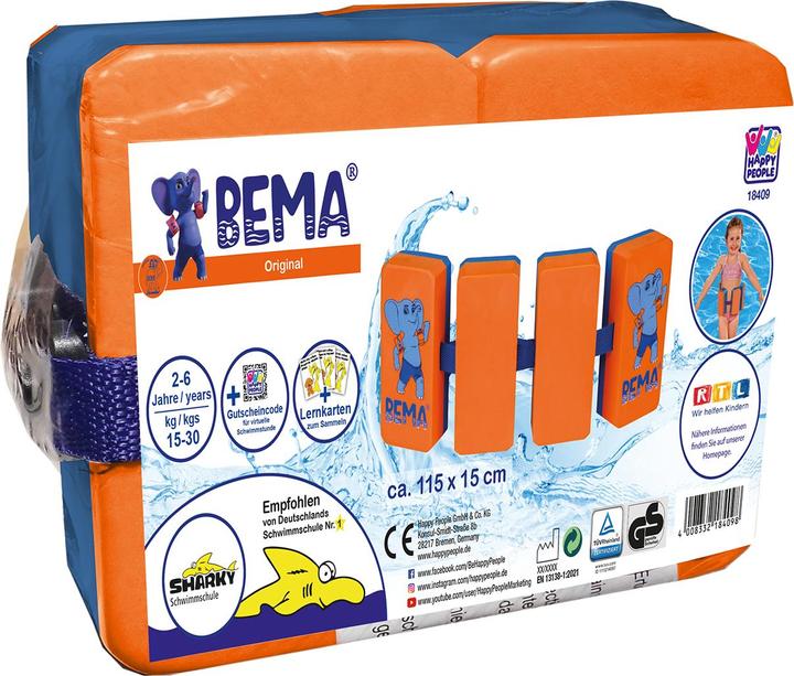 Actual product image Bema Swimming belt orange