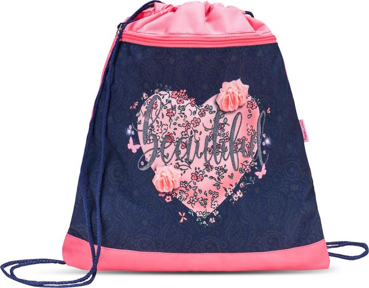Actual product image Belmil CLASSY Schulrucksack-Set Beautiful Flowers (19 l)