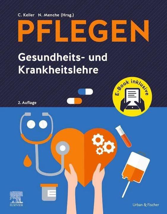 Produktbild PFLEGEN Gesundheits- und Krankheitslehre + E-Book (Deutsch, Christine Keller, Nicole Menche, Irina Kart, 2021)