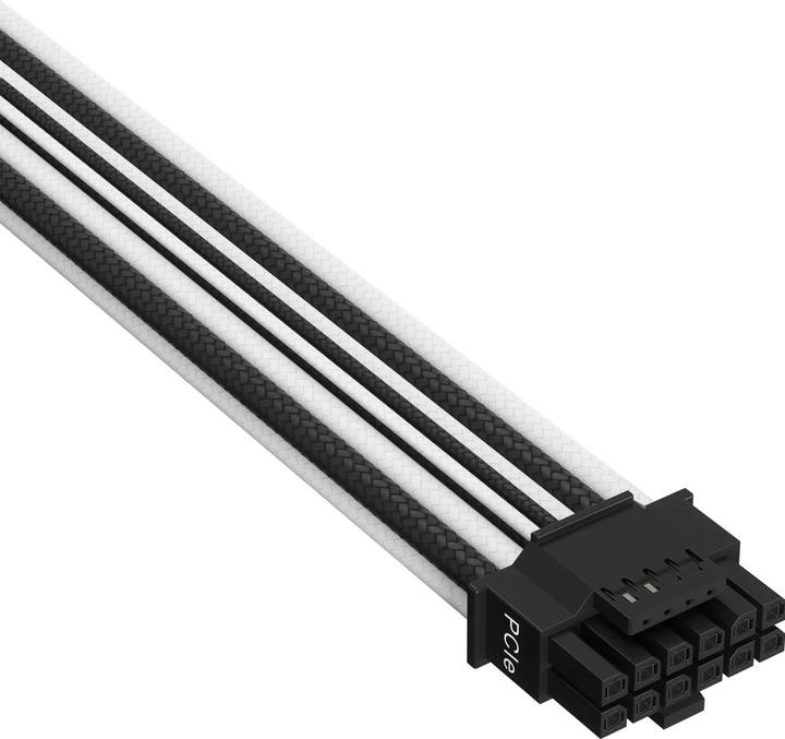 Actual product image Corsair Premium Individually Sleeved 12+4pin PCIe Gen 5 12VHPWR 600W cable