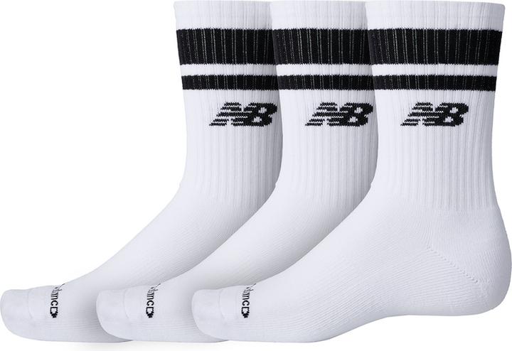Actual product image New Balance Everyday Stripe Midcalf 3 Pack (pack of 3, L)