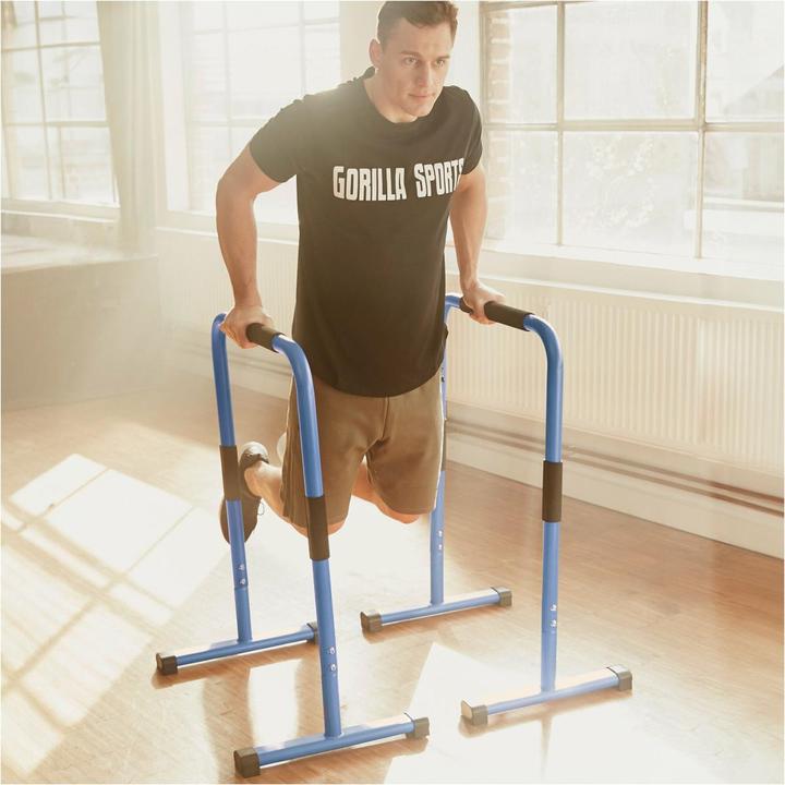 Produktbild Gorilla Sports Push Up Stand Dip Barren