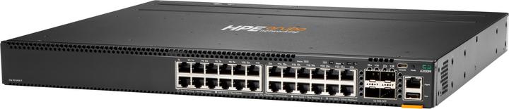 Image du produit HPE Commutateur E Aruba, 24 ports et 4 ports SFP56, couche 3, empilable, 1U, déploiement en une touche (28 Ports)