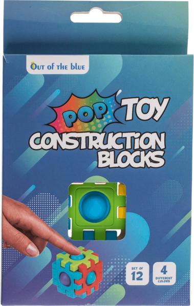 Produktbild Out of the blue Ootb - Fidget Bausteine, ca. 4 cm, 12er Set