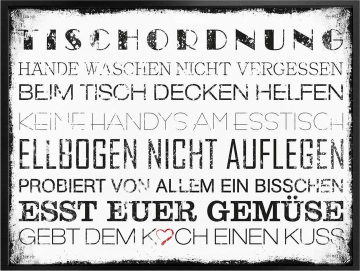 Produktbild Trenddeko Tischordnung (40 x 30 cm)