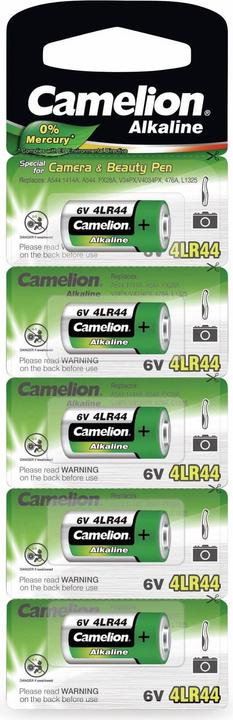 Produktbild Camelion 4LR44 Spezial-Batterie 476 A A (5 Stk., 4LR44, 150 mAh)