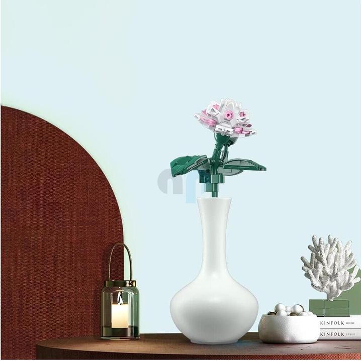 Actual product image Mould King Flower World Kamelie