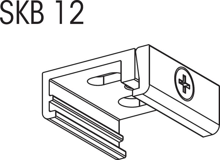 Actual product image Licht 2000 grey wall & ceiling bracket nordicskb