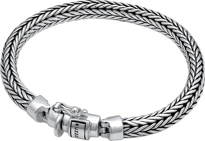Immagine prodotto Kuzzoi Bracciale di base, attorcigliato (23 cm, Argento 925)