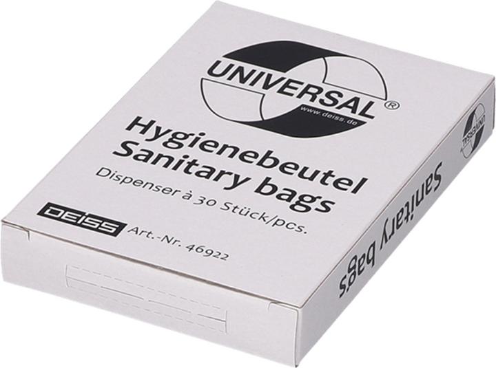 Actual product image Deiss Universal hygiene bag (25 x, 1.20 l)