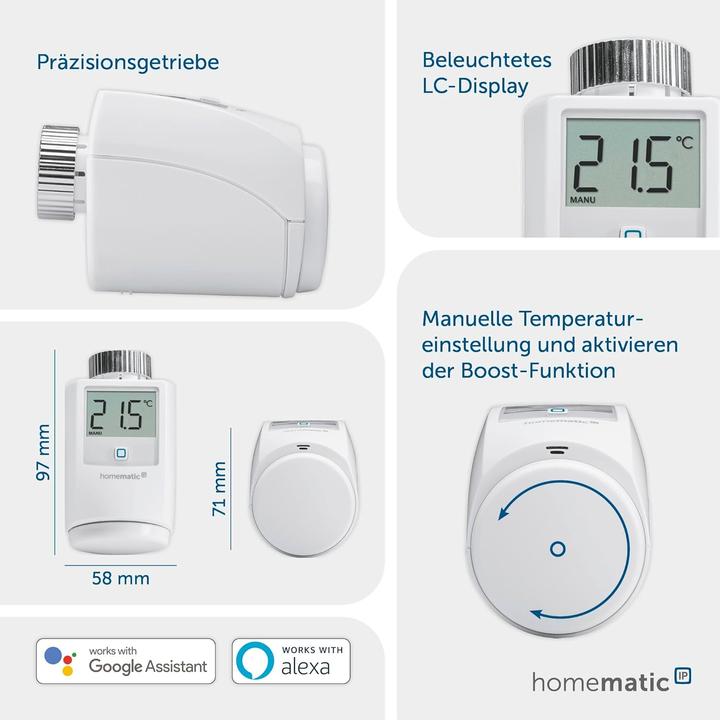 Produktbild Homematic IP Smart Home Heizkörperthermostat HMIP-eTRV-2