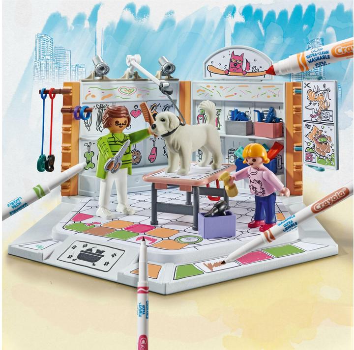 Produktbild Playmobil Hundesalon (71514, Playmobil Color)