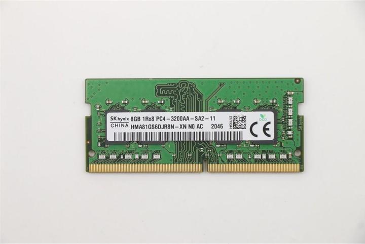 Produktbild Lenovo SODIMM,8GB, DDR4, 3200,Hynix (1 x 8GB, 3200 MHz, DDR4-RAM, SO-DIMM)