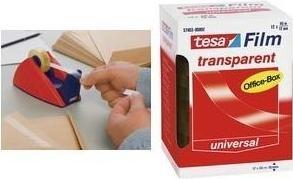 Actual product image tesa Adhesive tape transparent scotch tape (15 mm)