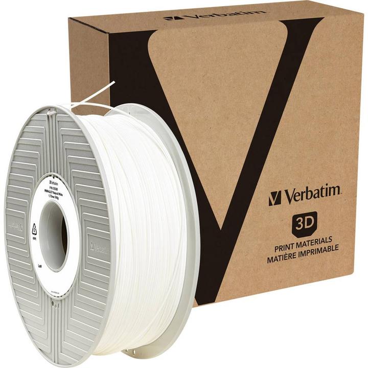 Image du produit Verbatim Tefabloc blanc (TPE, 1.75 mm, 500 g, Blanc)