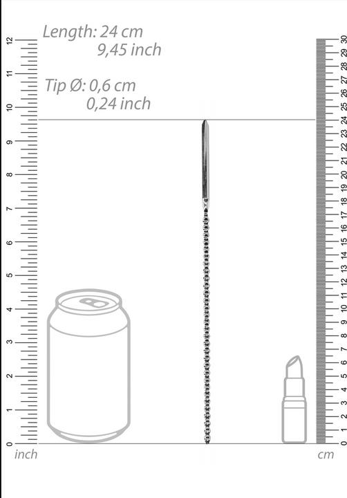 Actual product image Ouch! Urethral Sounding - Metal Dilator - 6mm