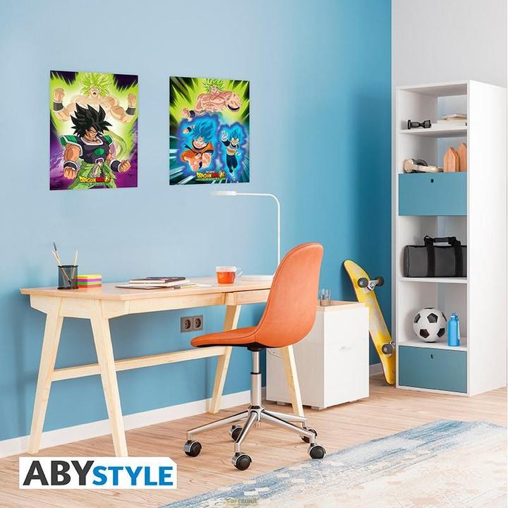 Produktbild ABYstyle DRAGON BALL BROLY - Set 2 Chibi Posters - Broly 52x38 x4