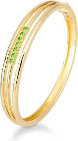 Actual product image Breuning Bangle - Tsavorite (750/18 K Gold)