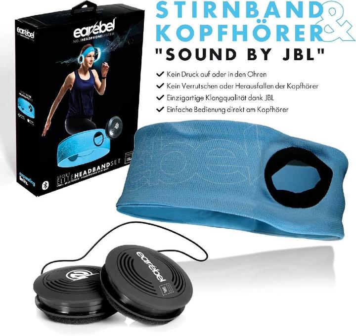 Actual product image Earebel - Elite - Hoofdband maat S/M - on ear - koptelefoon - sport koptelefoon - hardlopen - fitness fietse