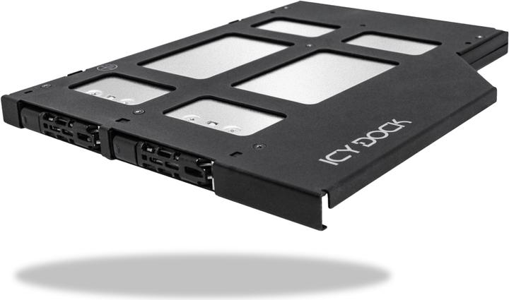 Actual product image Icy Dock ToughArmor 2x M.2 NVME SSD to 2x Oculink SFF-8612 Ultra Sl
