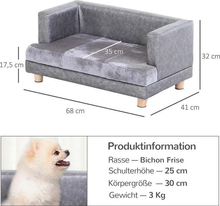 Produktbild PawHut Hundesofa im modernen Design (Hund)