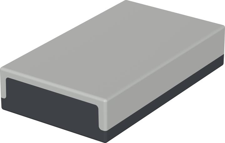 Actual product image Bopla Shell housing gray 188 x 110 x 40 mm polystyrene IP40 Snap connection (Housing)