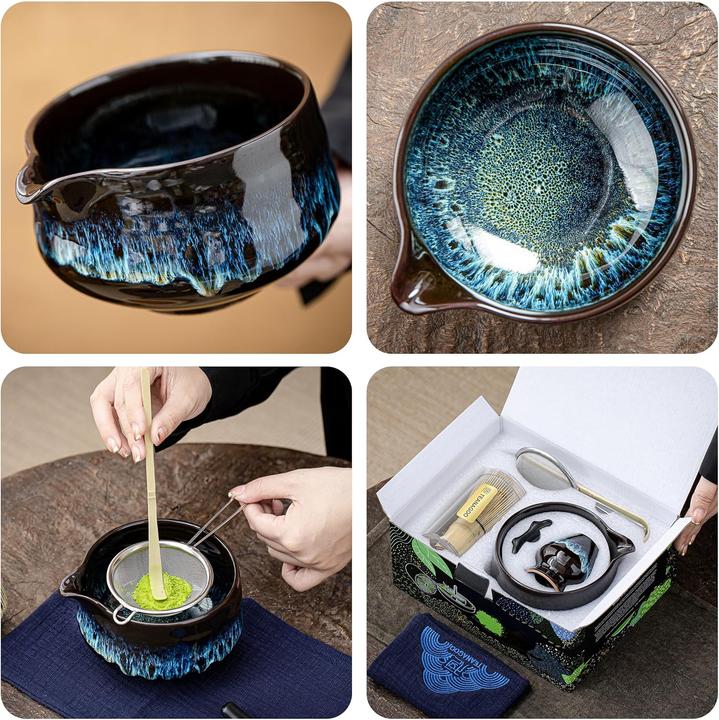 Actual product image Teanagoo 7-teiliges Matcha-Teeset mit Besen und Schale