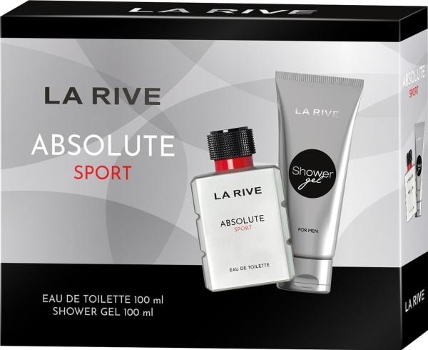 La Rive Man Zestaw Absolute Sport Set Edt 100ml/Sg (Eau de Toilette, 100 ml)