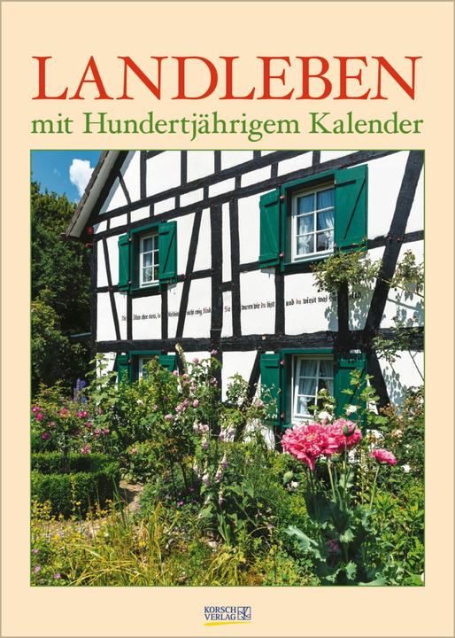 Produktbild Landleben mit Hundertjährigem Kalender 2025 (A3, Harter Einband, Deutsch)