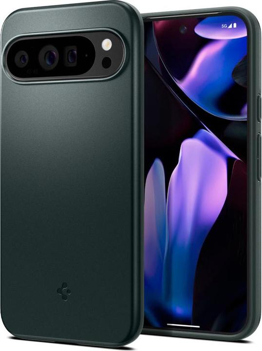 Actual product image Spigen Thin Fit Case for Google Pixel 9 Pro XL Green Abyss (Google Pixel 9 Pro XL)