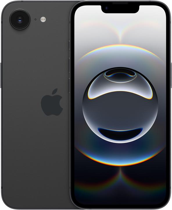 Apple iPhone 16e (128 Go, Noir, 6.10", SIM + eSIM, 48 Mpx, 5G)