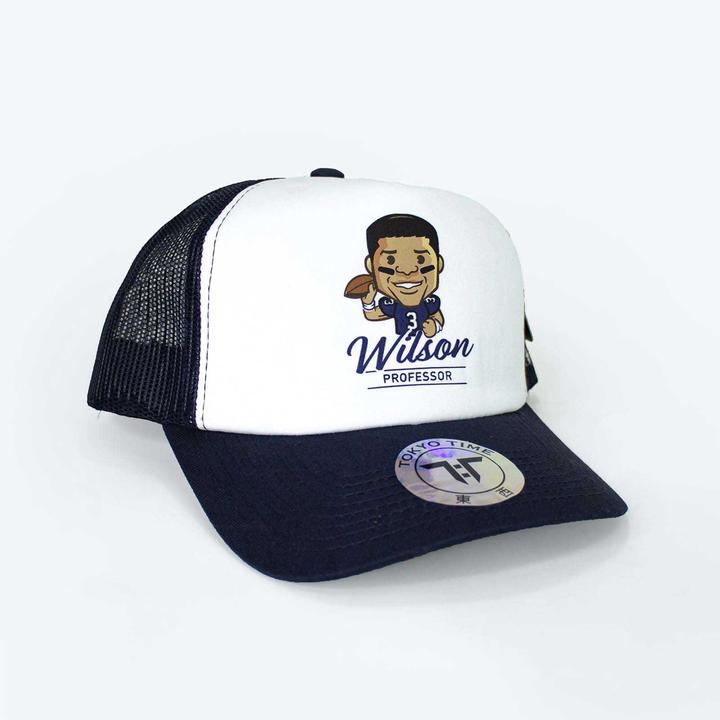 Actual product image Tokyo Time Russell Wilson NFLPA Emoji Mesh-Back Cap