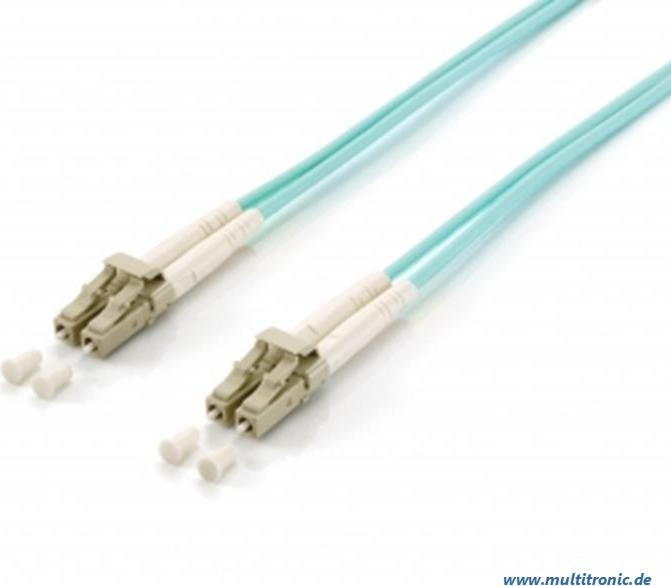 Actual product image equip FO patch cable LC->LC multimode duplex OM3 turk (CAT7, 3 m)