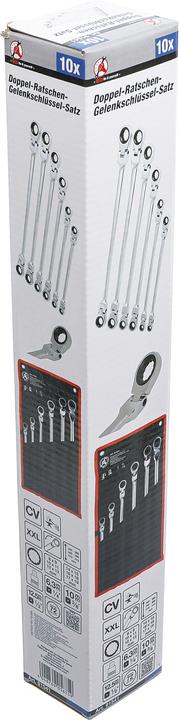 Actual product image BGS Double ratchet joint spanner set (19 mm, 8 mm, 10 mm, 14 mm, 18 mm, 11 mm, 12 mm, 17 mm, 15 mm, 13 mm, 9 mm, 16 mm)