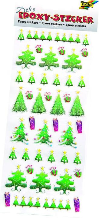 Produktbild Folia Weihnachtssticker Epoxy Tannenbaum