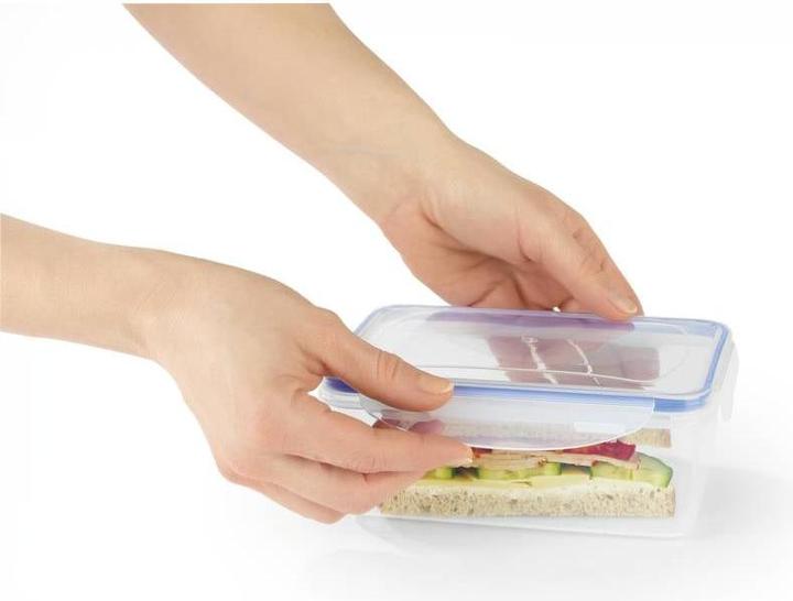 Image du produit Gourmetmaxx 14442 Boîtes de conservation Klick-it 10 pcs. transparentes/bleues (2.20 l)