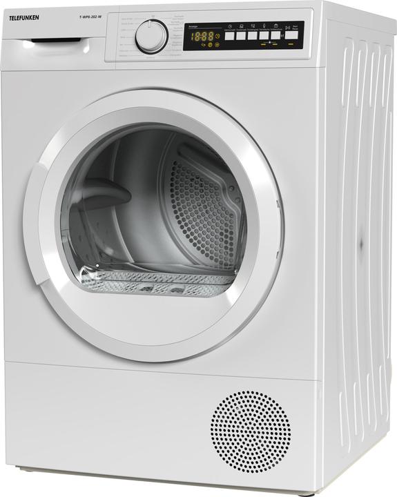 JVC Telefunken T-WP8-202-W Pompe à chaleur centr. (8 kg, Droite)