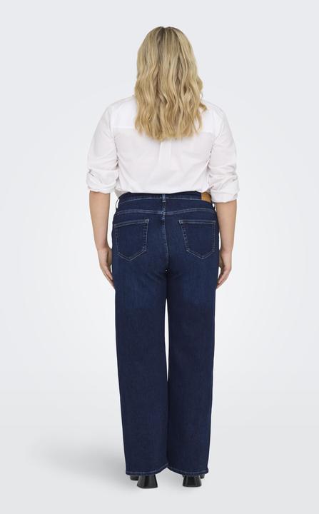 Actual product image Only CARWilly Wide Fit Crop High Waist Jeans (54)