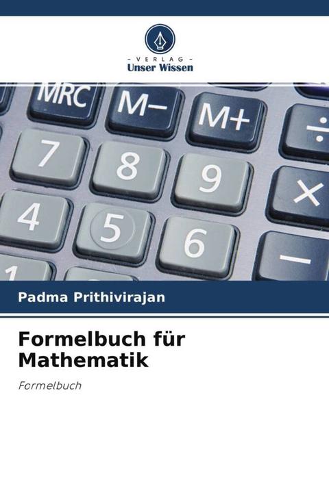 Produktbild Formelbuch für Mathematik (Padma Prithivirajan, 2022)
