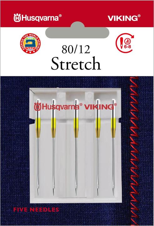 Produktbild Husqvarna Stretchnadel 80/12, 5 Nadeln
